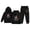 AB175 Black, variant on Bainana Girls Christmas Outfit Set Long Sleeve Santa Claus Print Bodysuit Headband 2 Pieces Clothes Set Infant Kids Fashion Party Wear