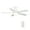 White, variant on Modern Wifi Ceiling Fan with Dimmable LED Light and Remote Control, 52" White