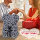 thumbnail image 2 of Decoración creativa de flores preservadas de oso rosa artificial para regalo de cumpleaños de San Valentín JShteea Libre de BPA, 2 of 3