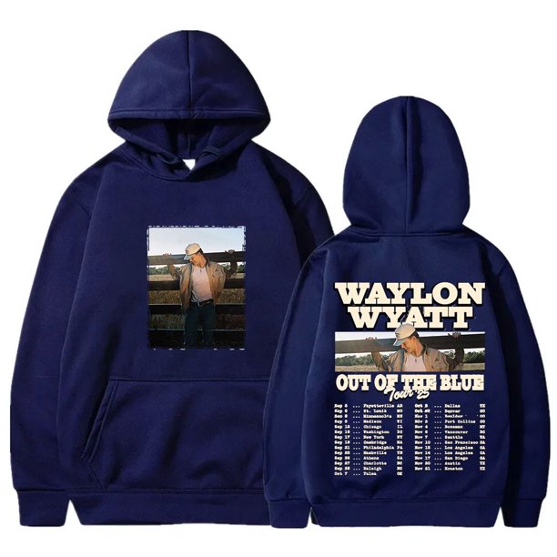 Waylon Wyatt Out Of The Blue Tour Merch Sudaderas con capucha Ropa de calle Sudaderas de manga larga de moda unisex