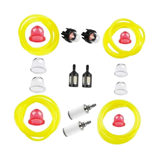 Kit de línea de combustible, filtro, cebadores, carburador, burbujas de aceite, piezas de 23 mm y 19 mm, bombillas de aceite, tubo de combustible para