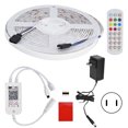 thumbnail image 2 of LED Strip Lights, 16.4Ft Rgb Color Changing 5050 Model 300LEDs RGB Light Strip Ip65 Waterproof 24-Key Remote Control And App Control LED Strips For Kitchen Home Bedroom Bar, 2 of 8