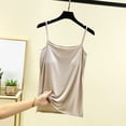 thumbnail image 2 of IWRICH Women's Tank Tops Built in Bra Spaghetti Strap Camisole Tops Summer Undershirts Tanks with Shelf Bras Going out Camis Beige L, 2 of 6