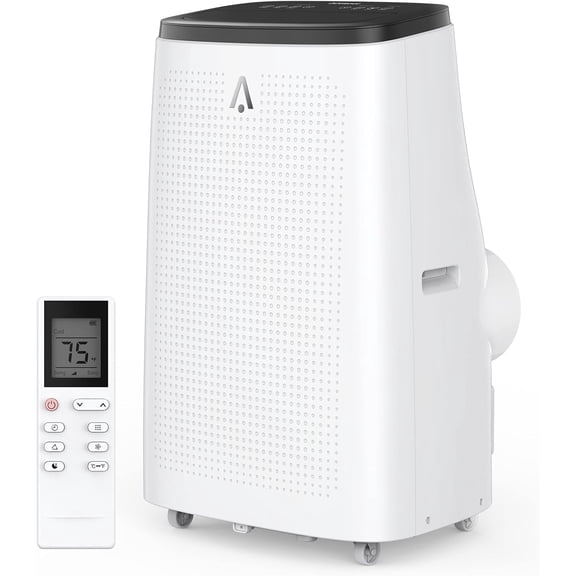 Portable Air Conditioner 14,000 BTU - 3-In-1 Free Standing Cooling AC Unit with Fan & Dehumidifie with Remote, Cools Up to 750 Sq.Ft, 24H Timer Energy Efficient Design for Home/School/Workplace