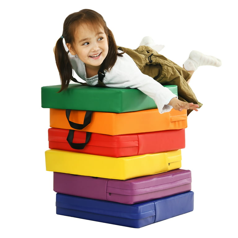 6PCS Round Kids Floor Cushion Toddler Foam Seat Cushion Waterproof  Colorful, 1 unit - Kroger