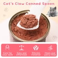 thumbnail image 5 of FZFLZDH 2 Pcs Pet Food Can Spoon, Silicone Mini Spatula Can Opener for Pet Cat Dog Feeding Can, 5 of 6