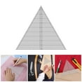 thumbnail image 4 of Rongfmy Acrylic Patchwork Template Pattern Maker DIY Triangle Quilt Ruler Tracing Tools 11.6x10inch, 4 of 8