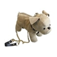 thumbnail image 4 of bolsa con forma de perro francés, creativa, divertida y encantadora para fiestas al libre y viajes. Marrón, 4 of 8