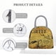 thumbnail image 4 of Balery Coffee Vintage Bolsa de Almuerzo para Mujeres, Caja de Almuerzo, Bolsa de Almuerzo Pequeña Impermeable, Tote de Almuerzo Reutilizable con Gran Capacidad, 4 of 6