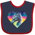 thumbnail image 3 of Inktastic Dragon Lover Mythical Fantasy Girls Baby Bib, 3 of 4