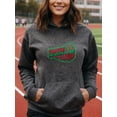 thumbnail image 3 of Trendy Xmas Christmas Hoodie for Men Women, Holiday Pullover Hooded Sweatshirt, Cozy Cotton Poly Blend, Funny Winter Xmas Gift Outfit, 3 of 5
