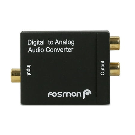 Fosmon Digital Optical Coax to Analog RCA Audio Converter Adapter Fosmon Digital Optical Coax to Analog RCA Audio Converter Adapter