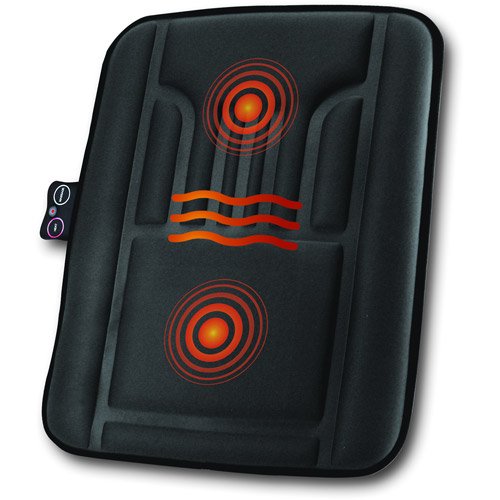 Back Massage Cushion with Heat, Black