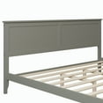 thumbnail image 7 of SYNGAR King Bed Frames with Headboard, Solid Wood King Platform Bed, No Box Spring Needed, Gray, LJ2089, 7 of 7