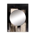 thumbnail image 2 of Designart "Fusion in Mid Century Black IV" Modern Midcentury Mirror Wall Decor - Modern Grey Abstract Mirror Wall Art For Entryway - 40" x 30" Inch, 2 of 5