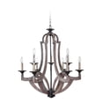 thumbnail image 2 of 35129-WP-Craftmade Lighting-Winton - Nine Light Chandelier     -Traditional Installation, 2 of 2