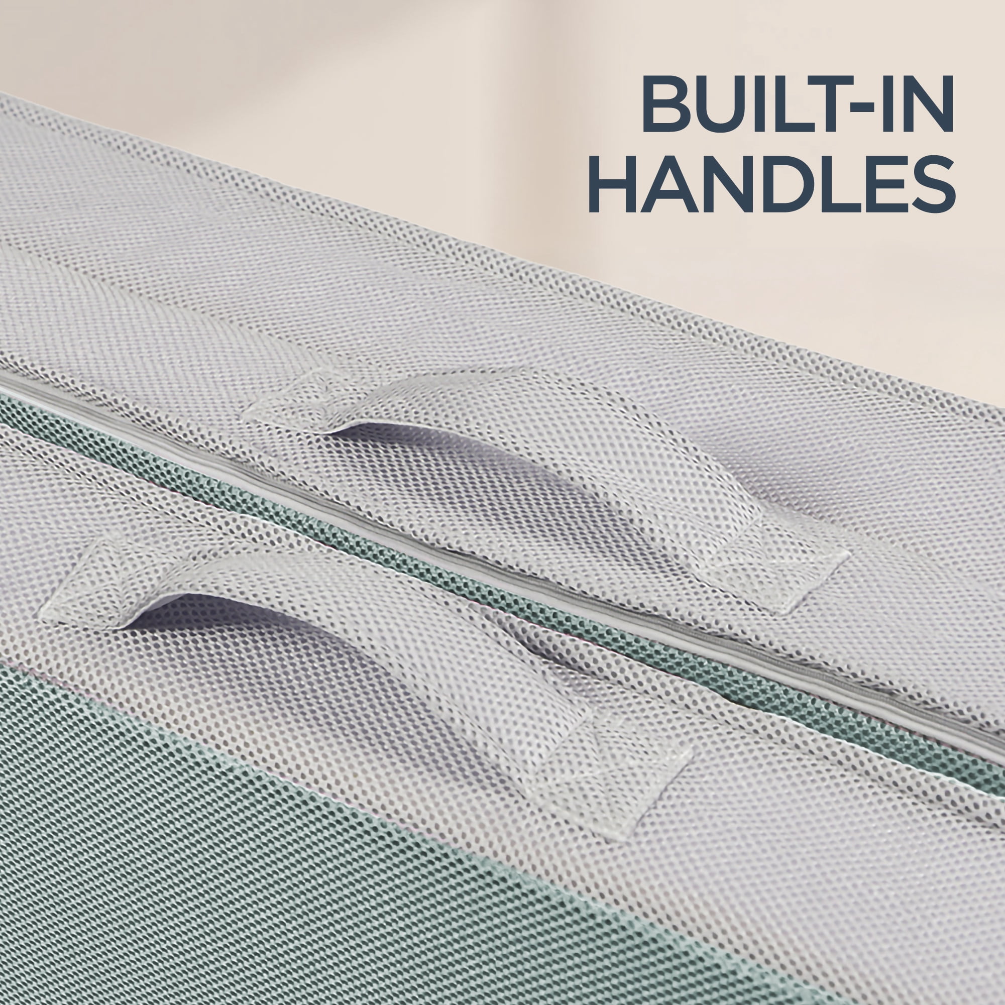 Best Choice Products 4in Thick Folding Portable Twin Tri-Fold Mattress w/ Carry Case, Washable Cover - Seafoam