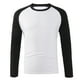thumbnail image 3 of Blusas y camisas de manga larga con cuello redondo para hombre, blusas casuales de moda con cuello en V y manga larga, blusas transpirables para hombre, 3 of 7