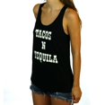 thumbnail image 2 of Shop Delfina Tacos and Tequila Women's Drinking Summer Print Racerback Tank Top, 2 of 5