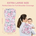 thumbnail image 6 of 12-Pack 2-in-1 Baby Bibs & Burp Cloths Set, 3-Layer Design, Large Size, Super Absorbent, 100% Organic Cotton, Soft & Comfortable, 6 of 8