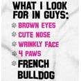 thumbnail image 2 of What Look In Guys French Bulldog Pet Women's Plus Size Graphic Tee Brisco Brands 5X, 2 of 5
