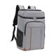thumbnail image 2 of Bolsa térmica para comida Picnic Macarena Tela Oxford Impermeable Gran capacidad Elegante GRIS, 2 of 6