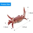 thumbnail image 2 of 2Pcs Funny Crab Pen Holder Weightlifting Crab Desk Pen Stand for Pen Storage Office Desk Display Decorations, 2 of 6