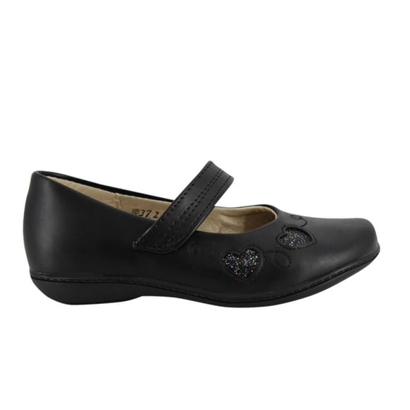 Zapato Flats EH! tipo Escolar clásico negro 19.5