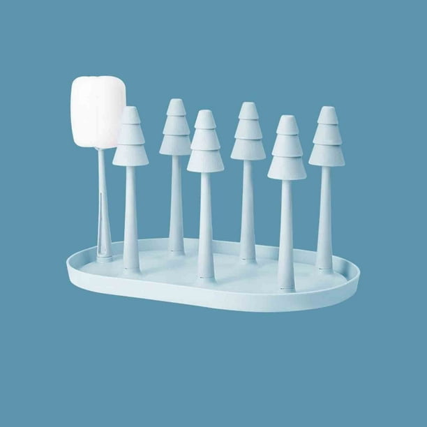 onhuon pillars with 6 and drying bottle drying detachable rack glass