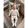 thumbnail image 4 of RUINIXCW Baby Girls Sweatshirt Romper Ice Hockey Print Round Neck Long Sleeve Jumpsuits for Newborn Infant Fashion Clothes, 4 of 9