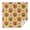 Yellow Highland Cow, variant on Beige Buffalo Skull Cactus Pattern Square Tablecloth,Waterproof Square Table Cover,Wipeable Spillproof Washable Table Cover for Home Kitchen Party Decor 42"X42"(107x107cm)