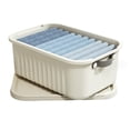 thumbnail image 2 of CAJA ORGANIZA DE ROPA DURADERA DE GRAN CAPACIDAD, PLÁSTICO PP, ASA PORTÁTIL, TAPA, DESERO MINIMALISTA PARA CAJÓN DE ARMARIO DOMÍSTICO, 2 of 7