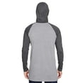 thumbnail image 3 of LAT Men's Hooded Raglan Long-Sleeve Fine Jersey T-Shirt - 6917, 3 of 4