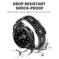 YuiYuKa Carbon Fiber Case+Band for Samsung Galaxy Watch 4 44mm 40mm/4 Classic 46mm 42mm/Gear s3