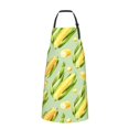 thumbnail image 2 of Fuzoiu Fresh Sweet Corn Print Adjustable Waterproof Apron with Pockets,Waterproof Apron for Cooking, Gardening, and Art Projects, 2 of 8