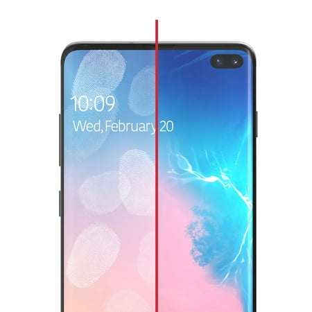 ZAGG - InvisibleShield Glass Fusion Screen Protector for Samsung Galaxy S10+ - Clear