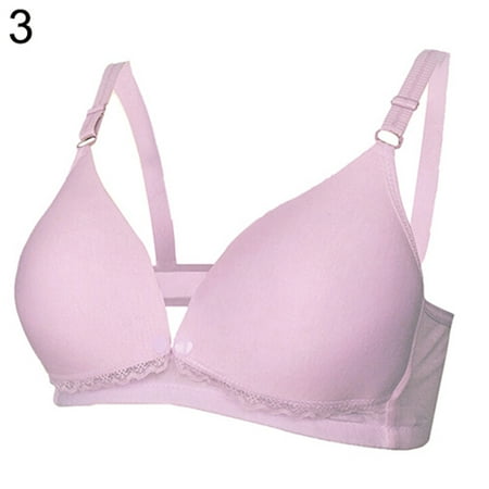 

Grofry Women Nursing Bra Front Buckle Maternity Breastfeeding Pregnant Brassiere Underwear 34-40