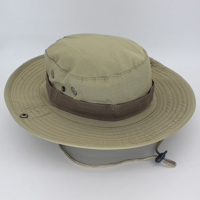 RXIRUCGD Chapeau de Soleil Extérieur Chapeau de Soleil Chapeau Bob Unisexe Été Buisson Pêche Randonnée Casquette Ronde