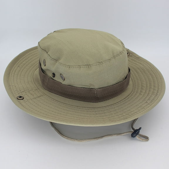 Awdenio Bucket Hats Outddor Sun Hat Bucket Hat Unisex Summer Bush Fishing Hiking Round Cap