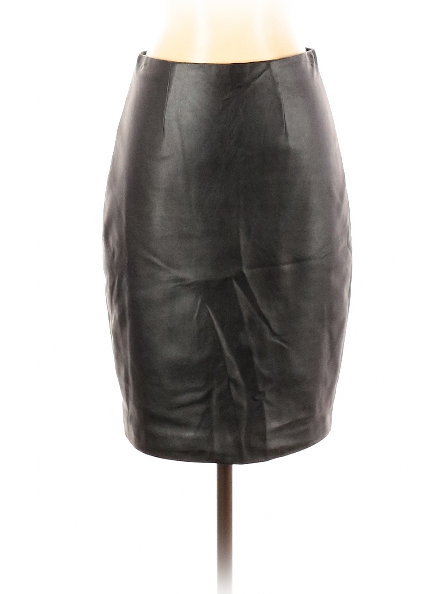 ann taylor leather skirt