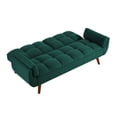 thumbnail image 3 of Linen Sofa Furniture Adjustable Backrest Recliner, Green, 3 of 10