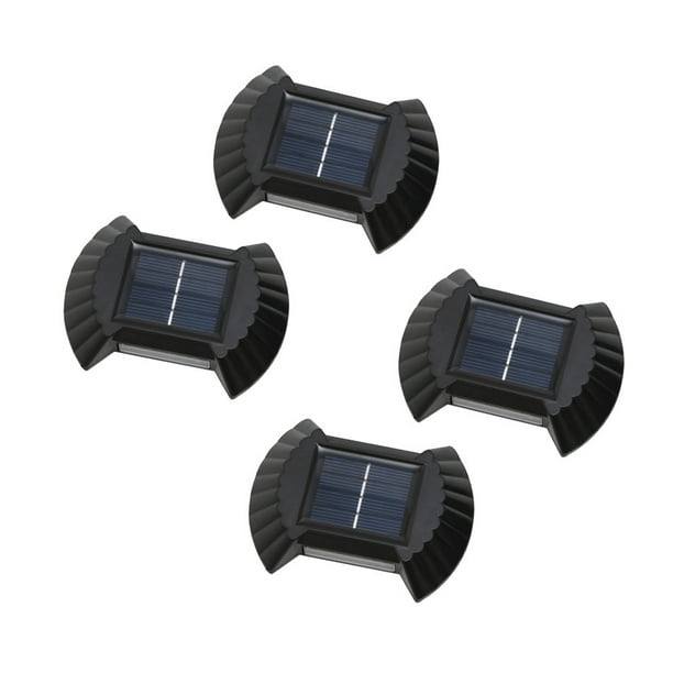 4 Uds colector Solar luz arriba y abajo iluminan la lámpara de luz Solar al aire libre impermeable para el porche del jardín del hogar