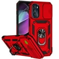 thumbnail image 4 of For Samsung Galaxy A23 5G Case with Stand, Camera Lens Protection & 360° Rotate Ring Kickstand, Shockproof Edge Bumper Cover ,Xpm Phone Case [ Red ], 4 of 10
