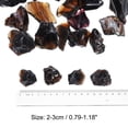 thumbnail image 2 of Fire Glass for Fire Pit, 2-3mm(1/9") High Luster Natural Glass Rocks, Black, 2 of 3