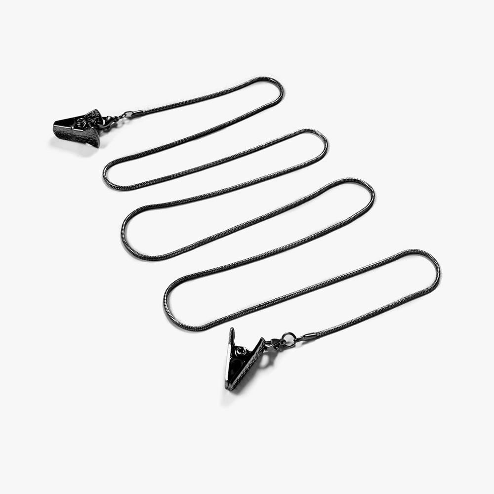 Yuanou Metal Mask Lanyard Eyeglasses Chain Glasses Clips Holder Reading