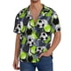 thumbnail image 1 of Fotbe Football Camisa Estampada de Manga Corta para Hombre, Casual de Verano, Estilo Playero, Sin Arrugas-Large, 1 of 5