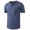 Blue, variant on Yoodem Mens Shirts Men's T-shirts Fashion Men's Baggy Solid Short Sleeve Button O-neck T Shirts Tops Blouses Shirts for Men Black L