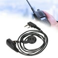 thumbnail image 4 of G Shape  Talkie Headphone, PTT Wire Control 2 Way  Ear  Earpiece ABS PTT Mic K Head  For TYT For, 4 of 8