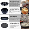 thumbnail image 3 of Air Fryer Accessories (15 Sets +20 Cookbook) -8 Inch, The Air Fryer Accessories, Suitable For 4.2-6.8qt Air Fryer All Brands, 3 of 5