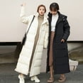 thumbnail image 6 of asdoklhq Coats Under $10.00 Plus Size,Winter Woman Lengthened and Thickened Medium Length Down Cotton Jacket, 6 of 9